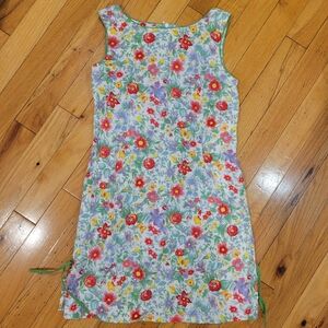Talbots Kids Floral Cotton Dress in Size 8